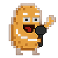 Potato with microphone